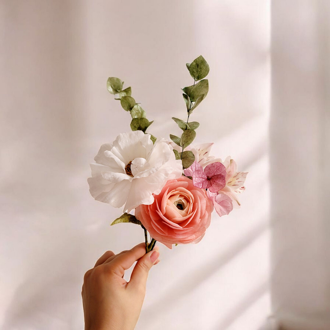 Modelado de flores en Papel oblea 1.0