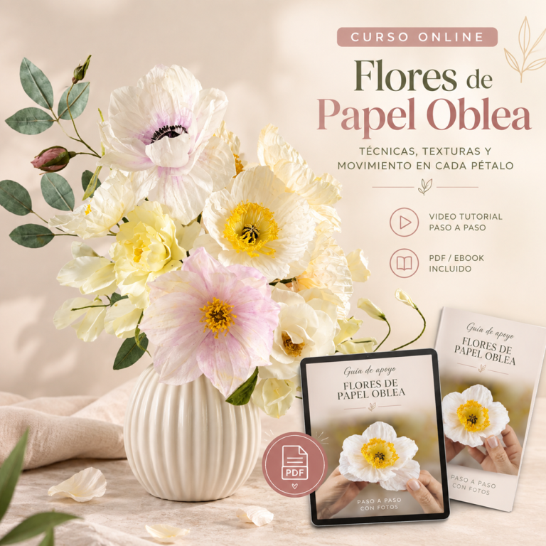 Modelado de flores en wafer paper 2.0